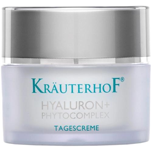 Krauterhof Hyaluron+ Phytocomplex Day Cream Αντιγηραντική & Ενυδατική Κρέμα Ημέρας Προσώπου, Λαιμού με Υαλουρονικό Οξύ, Κατάλληλη για Ευαίσθητες, Ξηρές Επιδερμίδες 50ml